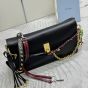Prada Soft Sound large leather shoulder bag with charms