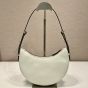 Prada Arqué naplak patent leather shoulder bag