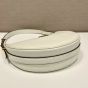 Prada Arqué naplak patent leather shoulder bag