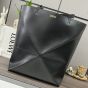 LOEWE XL Puzzle Fold tote in shiny calfskin