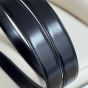 Celine MEDIUM REVERSIBLE FRAMED TRIOMPHE BELT in TAURILLON AND LIZARD EMBOSSED CALFSKIN