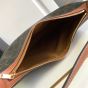 Celine MEDIUM HELOÏSE BAG CUIR TRIOMPHE IN TRIOMPHE CANVAS & CALFSKIN