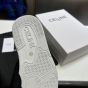 CELINE TRAINER CT-07 LOW LACE-UP SNEAKER in CALFSKIN