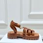 CELINE CLEA TRIOMPHE GLADIATOR SANDAL in CALFSKIN - VEGETAL TANNING