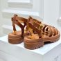 CELINE CLEA TRIOMPHE GLADIATOR SANDAL in CALFSKIN - VEGETAL TANNING