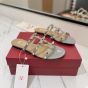 Valentino ROCKSTUD FLAT SLIDE SANDAL