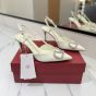 Valentino VLOGO SIGNATURE SLINGBACK PUMP IN CALFSKIN LEATHER 