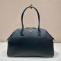 Prada Large leather tote bag with zipper closure