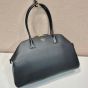 Prada Large leather tote bag with zipper closure