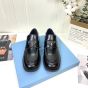Prada Brushed leather loafers