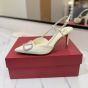 Valentino VLOGO SIGNATURE SLINGBACK PUMP IN CALFSKIN LEATHER 