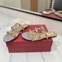 Valentino ROCKSTUD FLAT SLIDE SANDAL