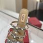 Valentino ROCKSTUD FLAT SLIDE SANDAL
