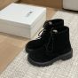 LOEWE Sierra combat boot in suede