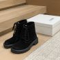 LOEWE Sierra combat boot in suede