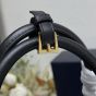 Prada Buckle large leather handbag with belt