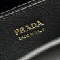 Prada Buckle large leather handbag with belt