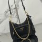 Prada Re-Nylon and brushed leather mini-bag