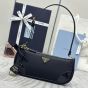 Prada Re-Edition 2002 Re-Nylon and brushed leather shoulder bag
