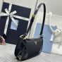 Prada Re-Edition 2002 Re-Nylon and brushed leather shoulder bag