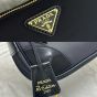 Prada Re-Edition 2002 Re-Nylon and brushed leather shoulder bag