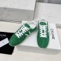 CELINE JOGGER LOW LACE-UP SNEAKER WITH TRIOMPHE in SUEDE CALFSKIN AND CALFSKIN