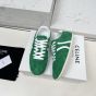 CELINE JOGGER LOW LACE-UP SNEAKER WITH TRIOMPHE in SUEDE CALFSKIN AND CALFSKIN