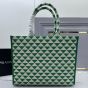 Large Prada Symbole embroidered fabric handbag