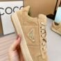 Prada Downtown suede sneakers