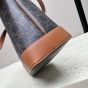Celine SMALL CABAS IN TRIOMPHE CANVAS AND CALFSKIN