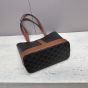 Celine SMALL CABAS IN TRIOMPHE CANVAS AND CALFSKIN
