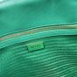 Large Prada Symbole embroidered fabric handbag