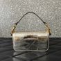 Valentino SMALL VALENTINO GARAVANI LOCÒ METALLIC CALFSKIN SHOULDER BAG