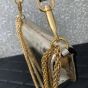 Valentino SMALL VALENTINO GARAVANI LOCÒ METALLIC CALFSKIN SHOULDER BAG
