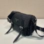 Prada Re-Nylon shoulder bag with studs