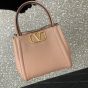 VALENTINO GARAVANI ALLTIME SMALL HANDBAG IN GRAINY CALFSKIN