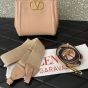 VALENTINO GARAVANI ALLTIME SMALL HANDBAG IN GRAINY CALFSKIN