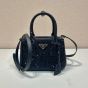 Prada Galleria satin mini-bag with crystals