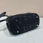Prada Galleria satin mini-bag with crystals