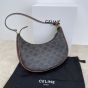 Celine AVA BAG IN TRIOMPHE CANVAS AND CALFSKIN