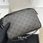 Medium Messenger Bag in Triomphe Canvas with Celine Print