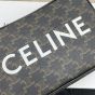 Medium Messenger Bag in Triomphe Canvas with Celine Print