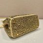Prada Galleria satin mini-bag with crystals