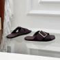LOEWE Petal Belt flat sandal in vegetable-tanned calfskin