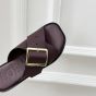 LOEWE Petal Belt flat sandal in vegetable-tanned calfskin
