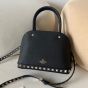 VALENTINO GARAVANI ROCKSTUD SMALL HANDBAG IN GRAINY CALFSKIN