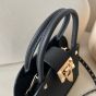VALENTINO GARAVANI ROCKSTUD SMALL HANDBAG IN GRAINY CALFSKIN