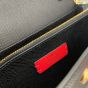 Valentino VLOGO SIGNATURE GRAINY CALFSKIN WALLET WITH CHAIN