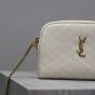 YSL GABY ZIPPERED POUCH IN LAMBSKIN
