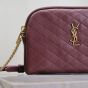 YSL Gaby zipped pouch in quilted lambskin